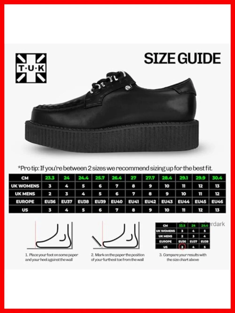 Black Anarchic Creeper Shoes Platform Faux Leather Unisex